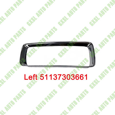 For Rolls Royce 2nd Generation Front Bumper Left LED Headlight Frame Cover Chrome Trim Phantom Body OEM 51137303661