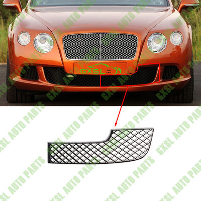Left Black Front Bumper Mesh Inner Grille For Bentley Continental Gt 6.0 2012-2015 OEM 3W3807681B 3W3807681F