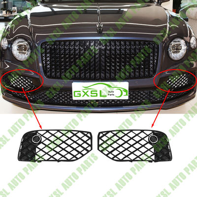 Without Acc Black Front Bumper Air Guide Grille Kit For Bentley Flying Spur 2020 OEM 3SE807667B 3SE807667D 3SE807668B 3SE807668D
