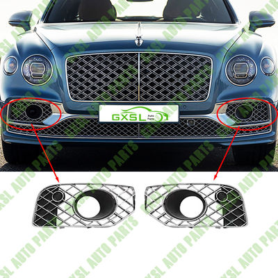 With Acc Chrome Front Bumper Air Guide Grille Kit For Bentley Flying Spur 2020 OEM 3SE807668A 3SE807667A