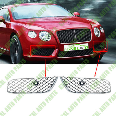 Chrome Left Right Front Bumper Grille For Bentley Continental GT 4.0 2012-2015 OEM 3W3807647C 3W3807648C