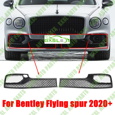 Black Front Bumper Air Guide Grille For Bentley New Flying Spur 2020+ OEM 3SE807647B 3SE807647D 3SE807648B 3SE807648C