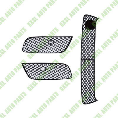 For Bentley Continental Gt & Gtc V8 4.0 2012-2015 Black Bumper Grills Kit (With ACC) OEM 3W3807667E 3W3807667G 3W3807647B 3W3807647C 3W3807648B 3W3807648C 3W3807082A