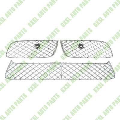 For Bentley Continental Gt & Gtc V8 2012-2015 Chrome Bumper Grills Kit (Without Acc)OEM 3W3807647B 3W3807647C 3W3807648B 3W3807648C 3W3807667D 3W3807667F