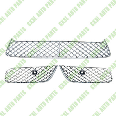 For Bentley Continental Gt & Gtc V8 2012-2015 Chrome Bumper Grills Kit (Without Acc)OEM 3W3807647B 3W3807647C 3W3807648B 3W3807648C 3W3807667D 3W3807667F