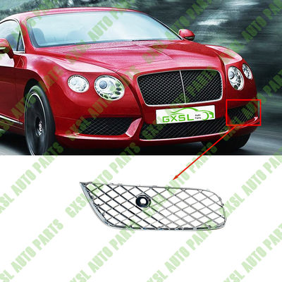 For Bentley Continental Gt &amp; Gtc V8 4.0 2012-2015 Chrome Left Bumper Grills OEM 3W3807647B 3W3807647C