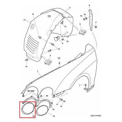 For Bentley Continental Flying Spur 2005-2013 Right Inner Headlight Chrome-Plated Ring With Electroplated Trim OEM 3W5807768