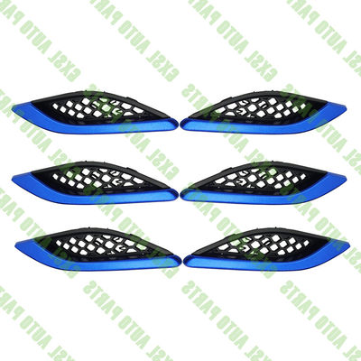 For Maserati Ghibli Blue Left Right Side Fender Air Outlet Vent Cover Strip Kit OEM 670029939 670029940