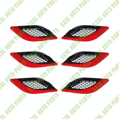 For Maserati Quattroporte Red Left Right Side Fender Air Outlet Vent Cover Strip Kit OEM 670013529 670013530