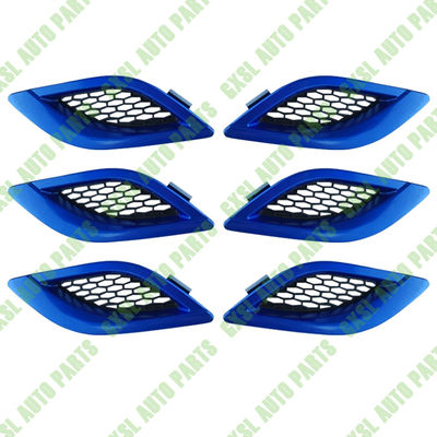 For Maserati Quattroporte Blue Left Right Side Fender Air Outlet Vent Cover Strip Kit OEM 670013529 670013530