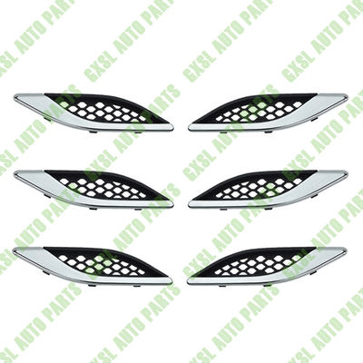 For Maserati Ghibli Chrome Left Right Side Fender Air Outlet Vent Cover Strip Kit OEM 670029939 670029940