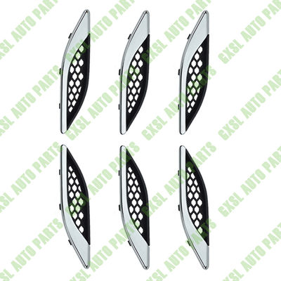 For Maserati Ghibli Chrome Left Right Side Fender Air Outlet Vent Cover Strip Kit OEM 670029939 670029940