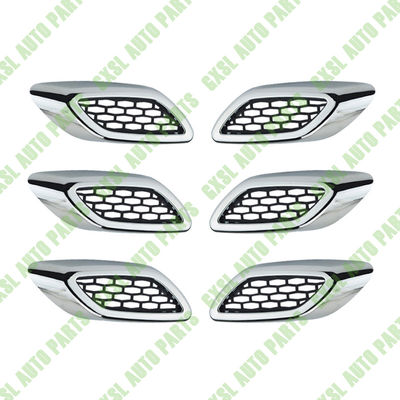 For Maserati Levante Chrome Left Right Side Fender Air Outlet Vent Cover Strip Kit OEM 670065952 670065951