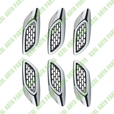 For Maserati Levante Chrome Left Right Side Fender Air Outlet Vent Cover Strip Kit OEM 670065952 670065951