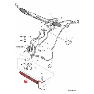 For Bentley Continental Gt Flying Spur 2008-2011 Auto Power Steering Oil Cooler OEM 3W0422885C