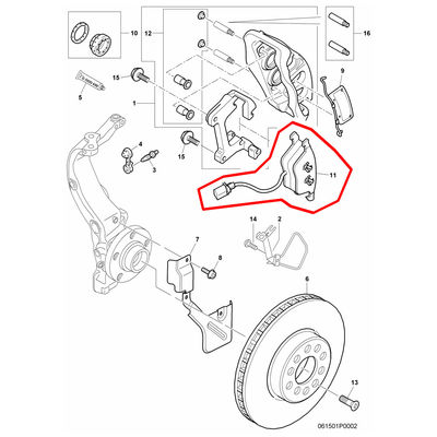 For Bentley Continental Flying Spur GT 6.0 2004-2018 Front Brake Pads Kit OEM 3W0698151P