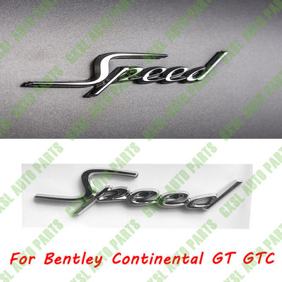 For Bentley Continental Gt Gtc Car "Speed" Logo Badge Fender Side Emblem Decal OEM 3W8853675E