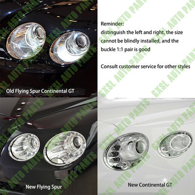 For Bentley Flying Spur 2014-2019 New Headlight Plating Ring Kit OEM 4W0807823A 4W0807824A 4W0807833A 4W0807834A