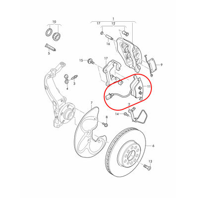For Bentley Continental Gt &amp; Flying Spur Front &amp; Rear Brake Pad Kit OEM 3W0698451J 3W0698151R 3D0698151 3D0698151A 3W0698151AA