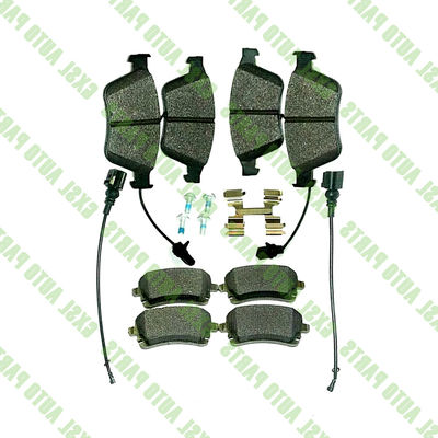 For Bentley Continental Gt &amp; Flying Spur Front &amp; Rear Brake Pad Kit OEM 3W0698451J 3W0698151R 3D0698151 3D0698151A 3W0698151AA