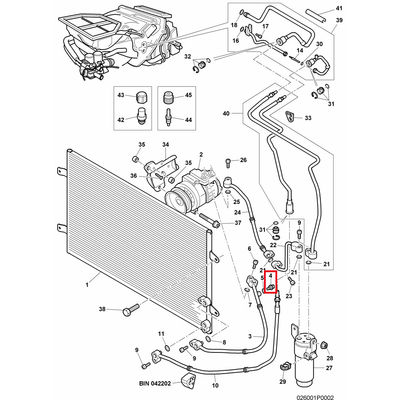 Για το 2004-2018 Bentley Continental Gt Gtc &amp; Flying Spur AC Pressure Valve Sensor Switch OEM 3D0959126A 3D0959126B