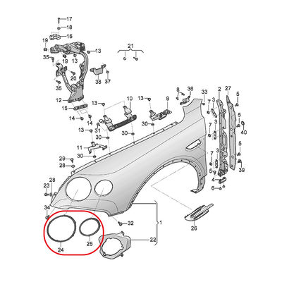 For Bentley Bentayga Left & Right Headlight Chrome Trim Ring Set OEM 36A807833C 36A807834C 36A807823C 36A807824C