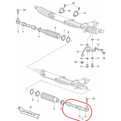 For Bentley Continental Gt Gtc & Flying Spur Inner & Outer Front Tie Rods End OEM 4E0419801E