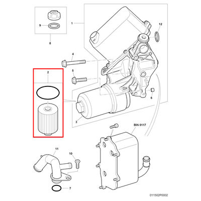 For Bentley Continental Gt & Gtc & Flying Spur W12 Engine Oil Filter OEM 07C115562E