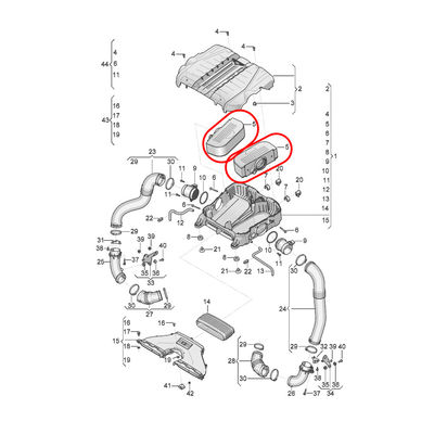 For Bentley Bentayga W12 Oil Filter, Air Filter & Ac Filter Kit OEM 4M0819439B 07P115562B 36A133843