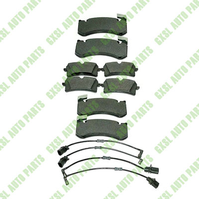 For Bentley Mulsanne Front &amp; Rear Brake Pads &amp; Sensors Kit OEM 3Y0698451 3Y0698451B 3Y0698151B 3Y0698151C