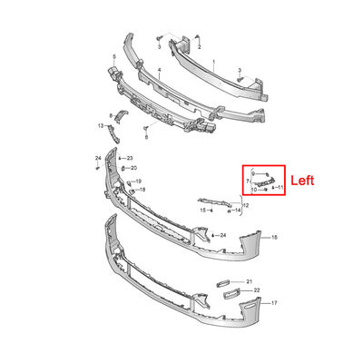 For Bentley Flying Spur 2020 Auto Parts Front Left Bracket OEM 3SE807571 3SE807571A
