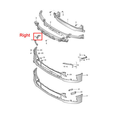 For Bentley Flying Spur 2020 Auto Parts Front Right Bracket OEM 3SE807572 3SE807572A