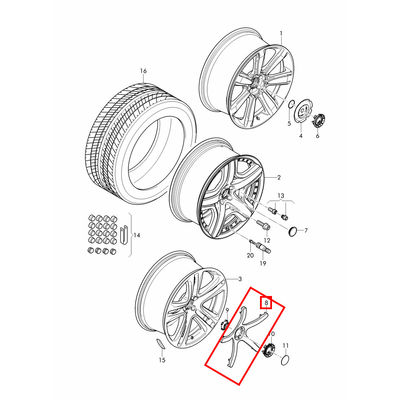 For Bentley Continetal GT 5 Spoke Chrome Wheel Cap Decorative Cover OEM 3W0601171A 3W0601171F 3W0601171J