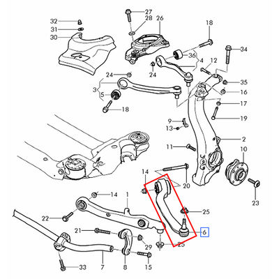 For Bentley Continental GT Flying Spur Left & Right Front Lower Control Arm OEM 3W0407693 3W0407694
