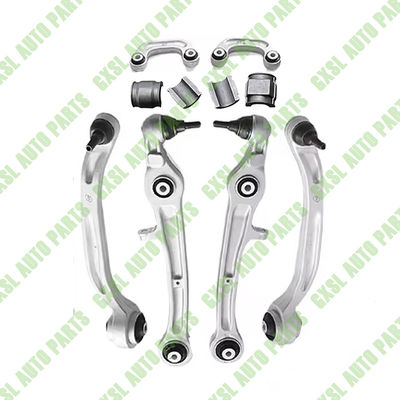 For Bentley Continental Flying Spur 8pcs Front Lower Control Arm Kit OEM 3W0407151K 3W0407151B 3W0407693 3W0407694 3W0411317B 3W0411317C 3W0411305D 3W0411305N