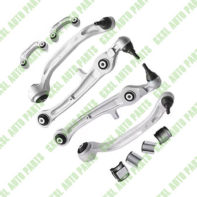 For Bentley Continental Flying Spur 8pcs Front Lower Control Arm Kit OEM 3W0407151K 3W0407151B 3W0407693 3W0407694 3W0411317B 3W0411317C 3W0411305D 3W0411305N