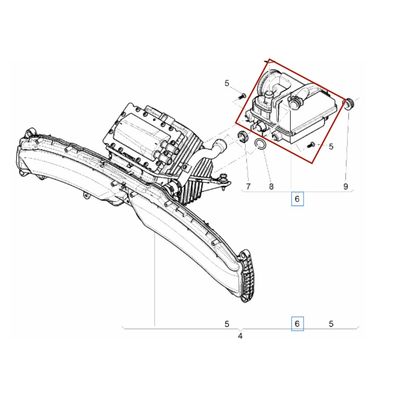 For Bentley Flying Spur Continental GT GTC 2014-2019 Engine Oil Separator OEM 079103542E