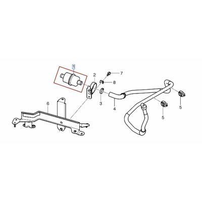 For Bentley Flying Spur Continental GT SuperSports 2014-2019 Steam Tank Filter Evaporator Charcoal Canister Filter OEM 4D0906321C