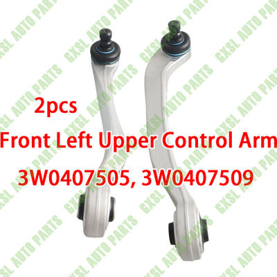 For Bentley Continental GT Flying Spur 2pcs Front Left Upper Control Arm Kit OEM 3W0407505 3W0407509