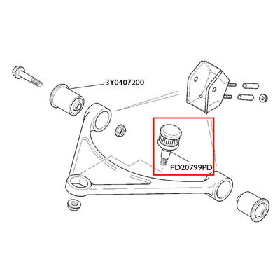 For Bentley Arnage, Rolls Royce Silver Seraph Front Upper Control Arm Ball Joint OEM PD20799PD