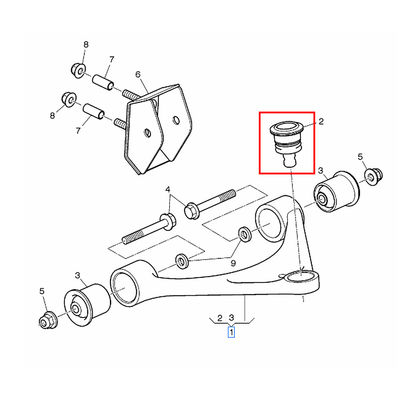 For Bentley Mulsanne Front Upper Control Arm Ball Joint OEM 3Y0407041A
