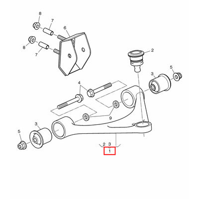 For Bentley Mulsanne Front Upper Swing Control Arm Assembly OEM 3Y0407041A