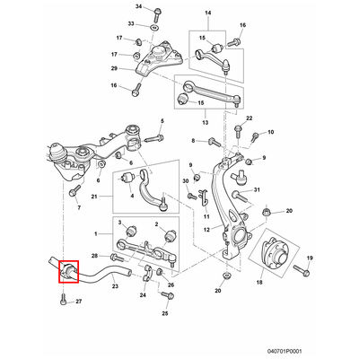 For Bentley Continental GT Flying Spur For Front Stabilizer Bar Aluminum Support OEM 3W0411305D