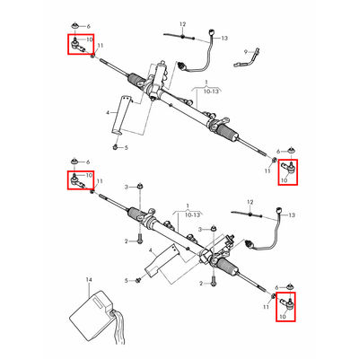 For Bentley Mulsanne Outer Ball Head OEM 3Y0422811