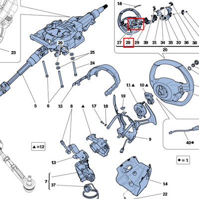 For Ferrari 458 488 F12 FF California Steering Wheel Circuit Board OEM 255426 (Plug and play, with data and LED functions)
