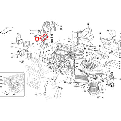 For Ferrari 599GTB GTO SA Aperta For Maserati Quattroporte M139 Granturismo GT GranCabrio A/C Expansion Valve OEM 68391100