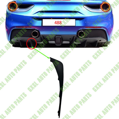 For Ferrari 488 GTB Spider Rear Bumper LH Central Fin External Radiator Rear Fin OEM 86640200