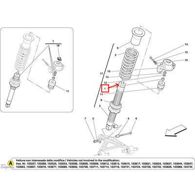 For Ferrari California 2008-2014 Front Shock Absorbers Magnetic OME 281475 247208