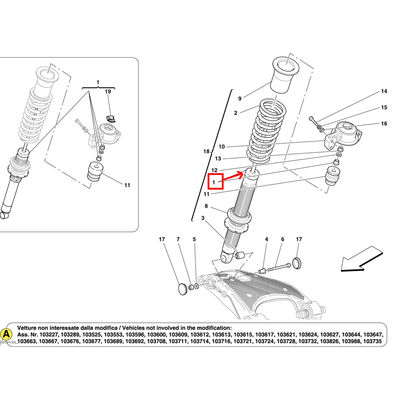 For Ferrari California 2008-2014 Rear Shock Absorbers Magnetic OME 247210 290219