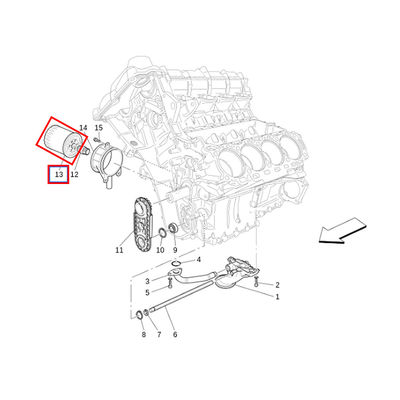 For Ferrari 599GBT 612 GTO Air Filter &amp; Pollen Filter &amp; Oil Filter OEM 223039 289571 66855200